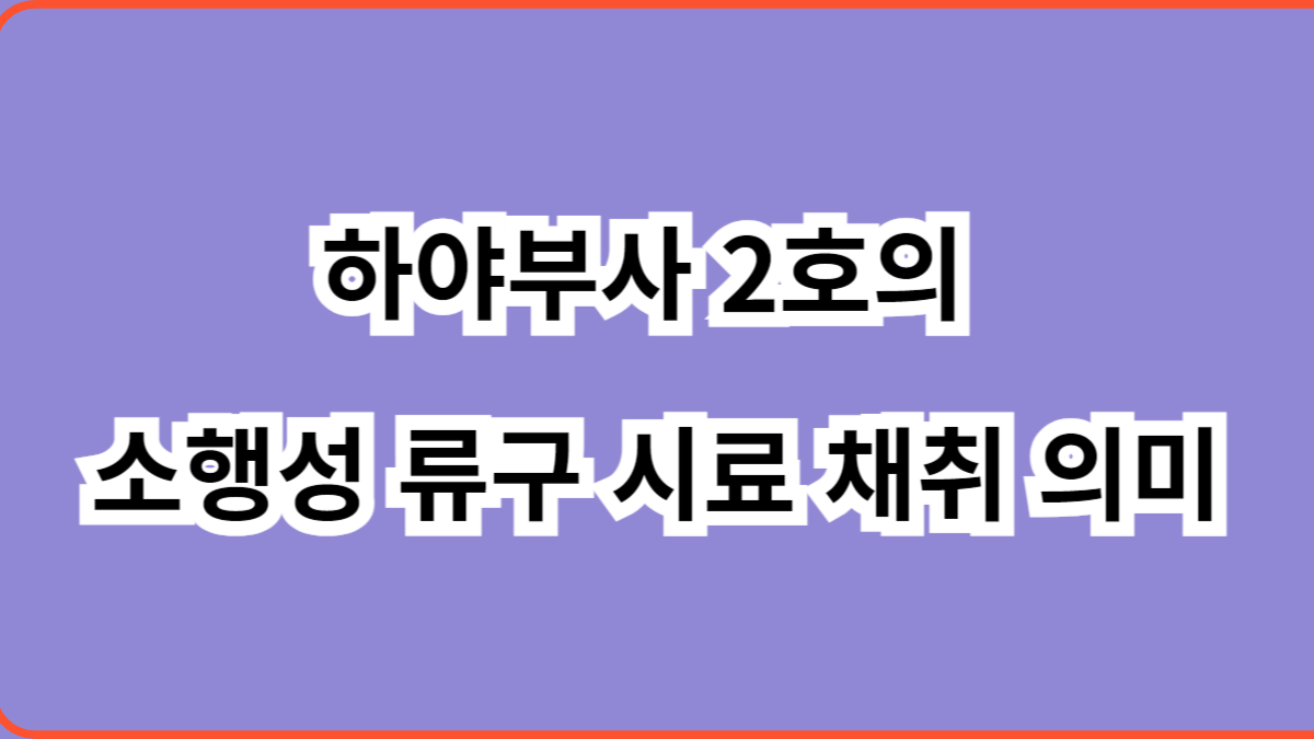 하야부사 2호의 소행성 류구 시료 채취