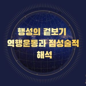 행성의 겉보기 역행운동과 점성술적 해석